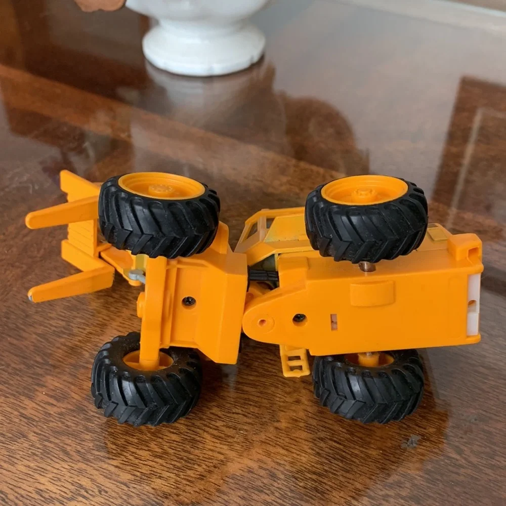 Fork Lift Construction Farm Vehicle Metal Toy Tractor Diecast Truck Vintage